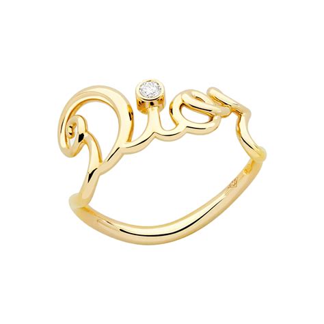 dioramour ring yellow gold